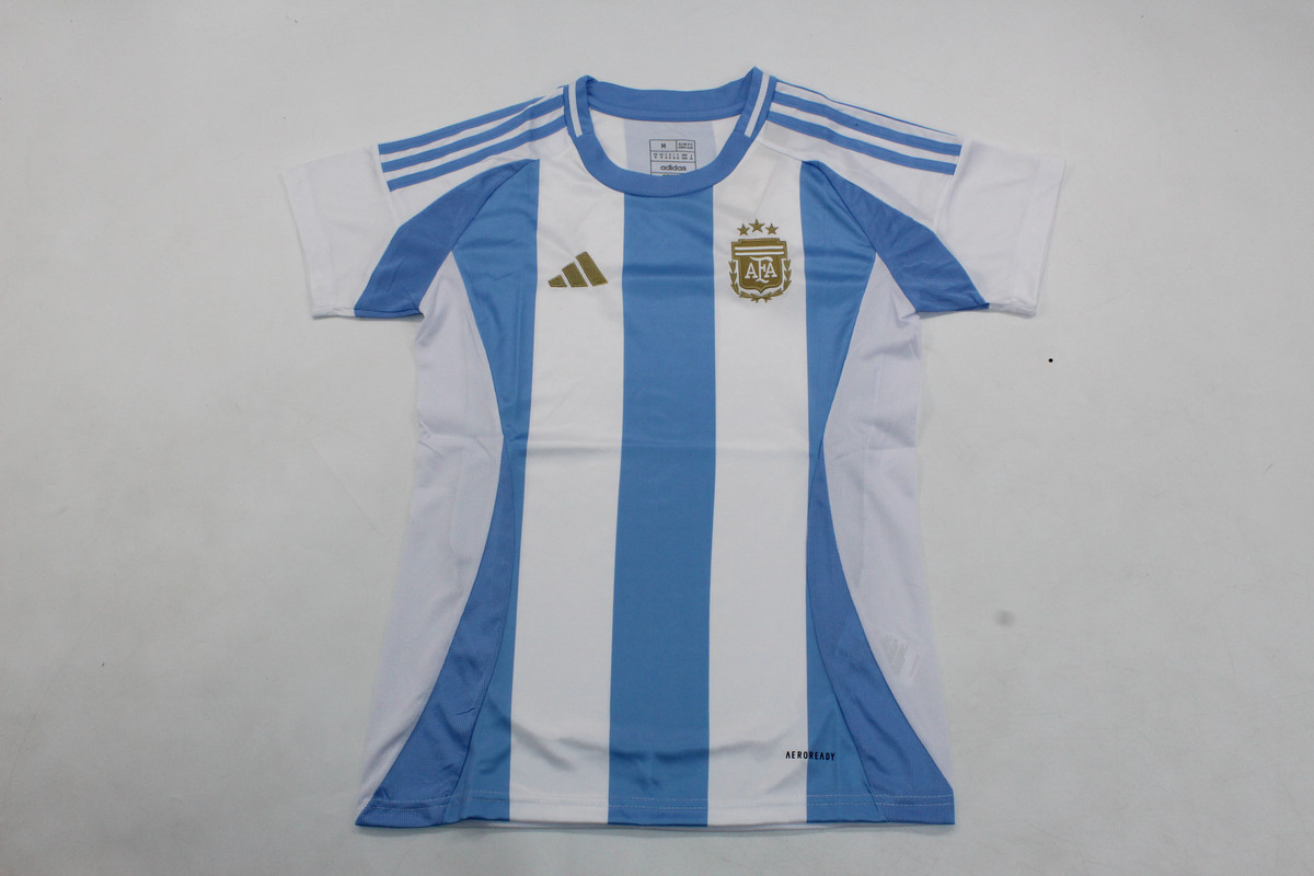 AAA Quality Argentina Woman 2024 Euro Home Soccer Jersey